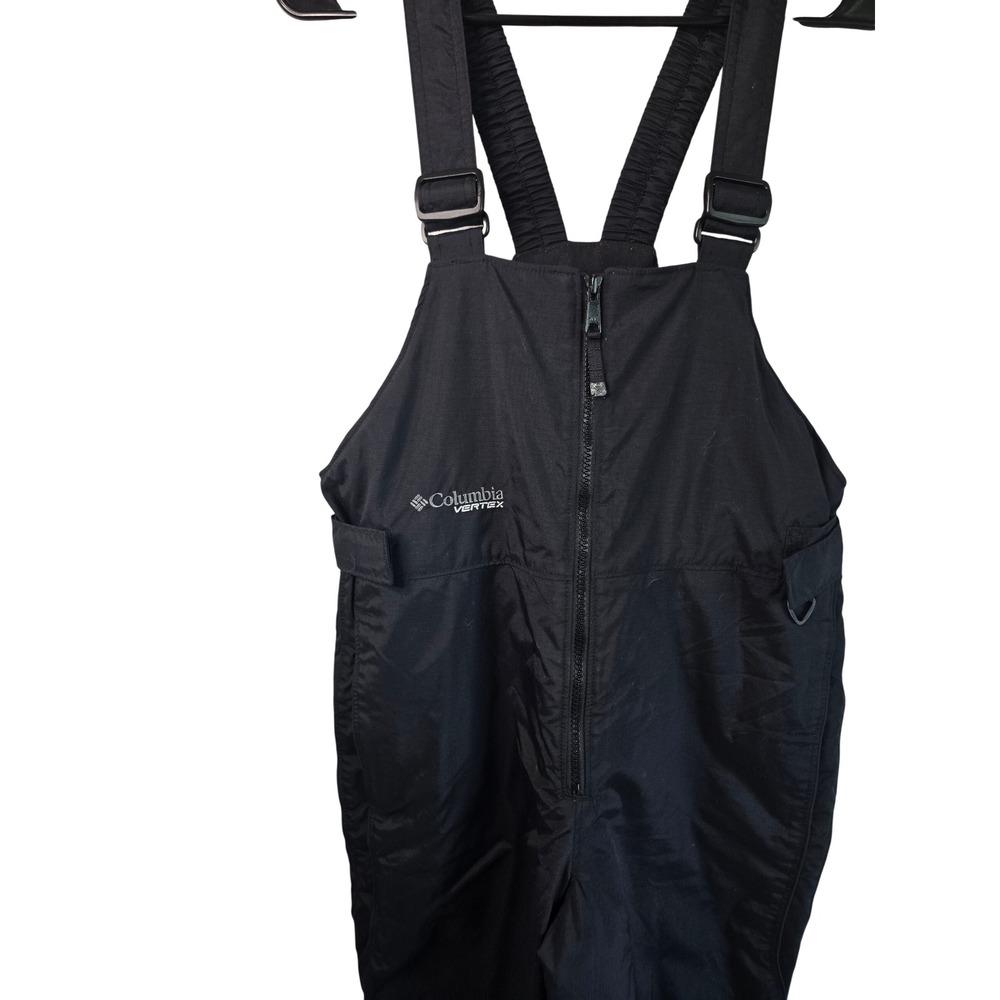 Columbia Vertex Youth Large 14 16 Snow Bibs Pants Black Insulated Ski Overalls